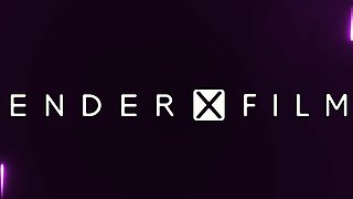 Gorgeous Trans Babes Spitroast Raven Haired Beauty