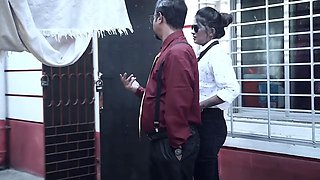 After giving money to the wife of the step brother, I fucked her