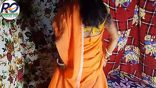 Fucked your Bhabhi's ass all night, took off her blouse and made her completely naked, applied oil and fucked her,