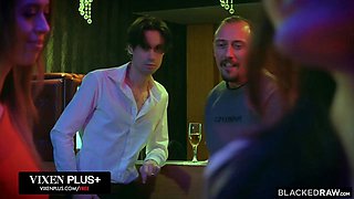 BLACKEDRAW Naughty Besties Dolly Dyson And Catherine Knight Get Fucked Hard In Late Night BBC Foursome: Porn