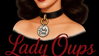 Slut in Public Visits Butt Plug Micro Skirt and Garter Belt