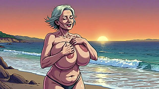 Cartoon Big Boob Beach Matures