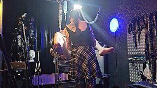 The Slave Gets a Thick Bag with 500ml Saline Solution - Part 1/4
