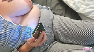 Aunty Plays with Her Mature Hairy Pussy Before Bed (big Tits Ass Homemade Wife MILF PAWG GILF Fetish Amateur)