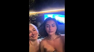 Lindsey Pelas Hot Tub Livestream With Her Friend Onlyfans