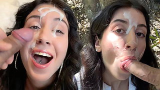 Facial Cumshot Compilation: POV, Public, Blowjobs