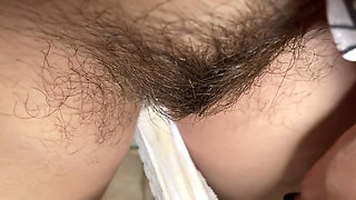 Very dirty white pantie from my hairy pussy