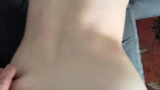 Small tit brunette banged by teacher