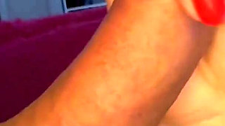 Handjob and Blowjob with Cum on Tongue and in Mouth