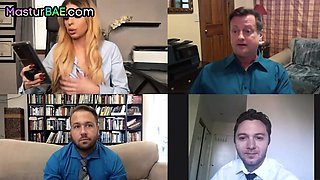 Big-Titted solo mom toys twat on webcam for her viewers