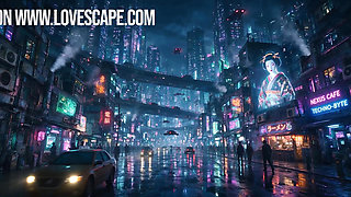 Ghost in Shell inspo Spits On Cock & Takes It Deep (AI)