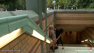 German blondie orgy public pounded