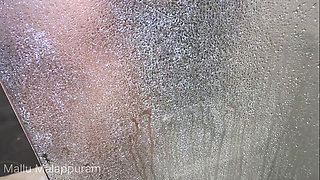 Mallu Aunty Showering Full Naked Brother in Law Joins and Fucking In Bathroom