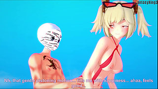 Burnice Bikini Blowjob on the beach - 2 - Zenless Zone Zero (ZZZ)