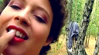 Naughty College Bae From Germany Sucking in Forest