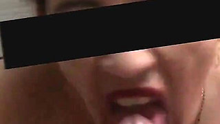 Redhead Wife Jerks off and Receives Cum Cum in Mouth