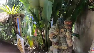 Skinny Thai harlot fucked in the pool