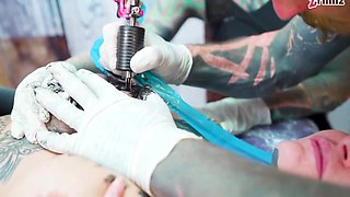 Tattooed Couple Fuck With Big Cocks Merry Gets Inked Foursome - Nikolaz Zpageti