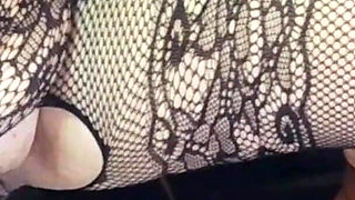 Curvy Wife Dominatrix Is Peeing in Slave's Mouth