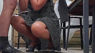 The Beautiful Model First Posed, Then Swallowed the Semen and Urinated