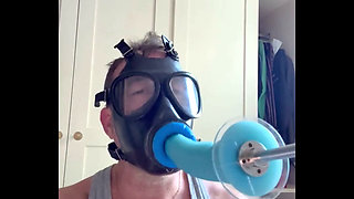Gas Mask face fuck