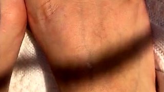 Linsey Dawn solo foot fetish