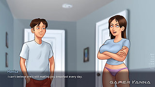 The Paradise Fucking - Kanna slides his cock into the pussy for the first time.