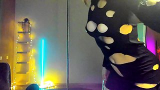Cute curly brunette solo webcam masturbation