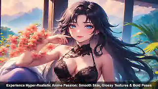 Experience Hyper Realistic Anime Passion Smooth Skin, Glossy Textures Bold Poses