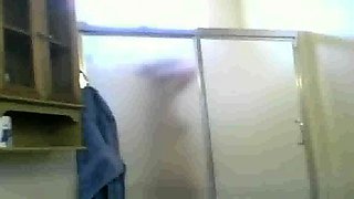 Mexican Aunt Maria spied on in the shower