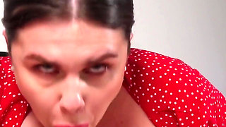 Deepthroat and Cum in Mouth on Live Stream