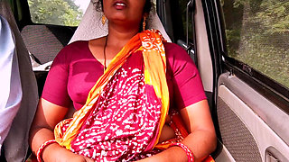 Car Sex.desi Stepmom and Stepson Long Drive for Fucking. Telugu Dirty Talks.