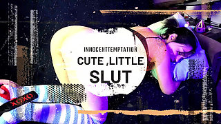 Innocent Looking Petite Cutie Sucks a Big Cock