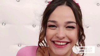Rissa May Drinks A Golden Shower And Gives A Deep Blowjob!
