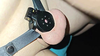 Sissy in Chastity Plapping While Praising BBC & BNWO