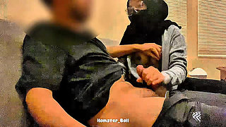 Cheating Amateur! Meeting My Hijab-wearing Ex-girlfriend at Home