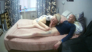 Stepmom Barely Swallowed All the Cum After a Deep Blowjob