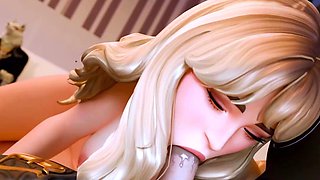 Sabrina being a public slut - fortnite animation