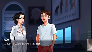 She said it's for science!Hot teacher got fucked by student!!Summer time saga new update.