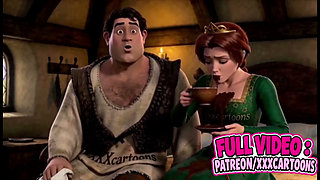 Shrek & Fiona - Adults Only Cartoon Parody