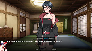 SARADA UCHIHA fucked in public in Konoha. The most powerful woman in Naruto