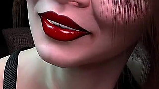 Hot Asian Cougar Sucks Cock - 3D Porn