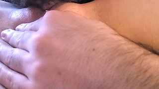 Glamour young amateur lesbos licking clit and fingering