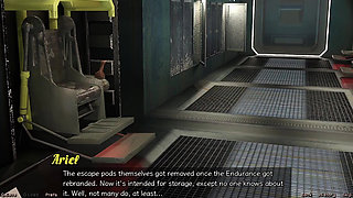 Stranded in Space - First Kiss with Red Head Haylee