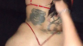 Real FULL ANAL of big buttocks submissive mexican wife in homemade video