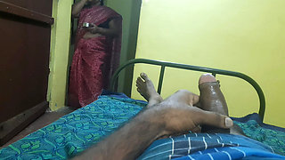 Stepson I Was Lying on the Bed, Holding My Penis in My Hand, When Suddenly My Stepmother Came There and Was Shocked to See Me.