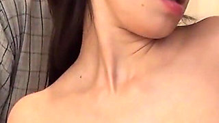 Japanese Cums Scene-1_slim Japanese Brunette Enjoys Threesome with Two Cocks and Facial
