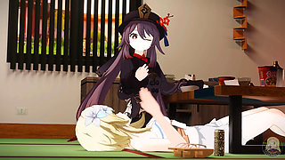 Lumine and Hutao tickling challenge