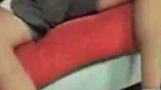 Blonde Babe Stretched Wide in Sloppy Couch Fuck Fest