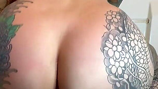 Riding My Big Pink Dildo Make My Drenched Pussy Throb